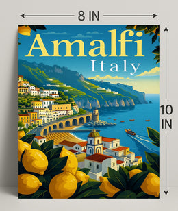 Amalfi, Italy Poster PosterGoat