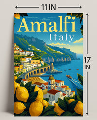 Amalfi, Italy Poster PosterGoat
