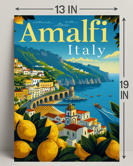 Amalfi, Italy Poster PosterGoat