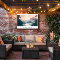 Amazon Forest Misty Landscape Poster - National Park Poster PosterGoat