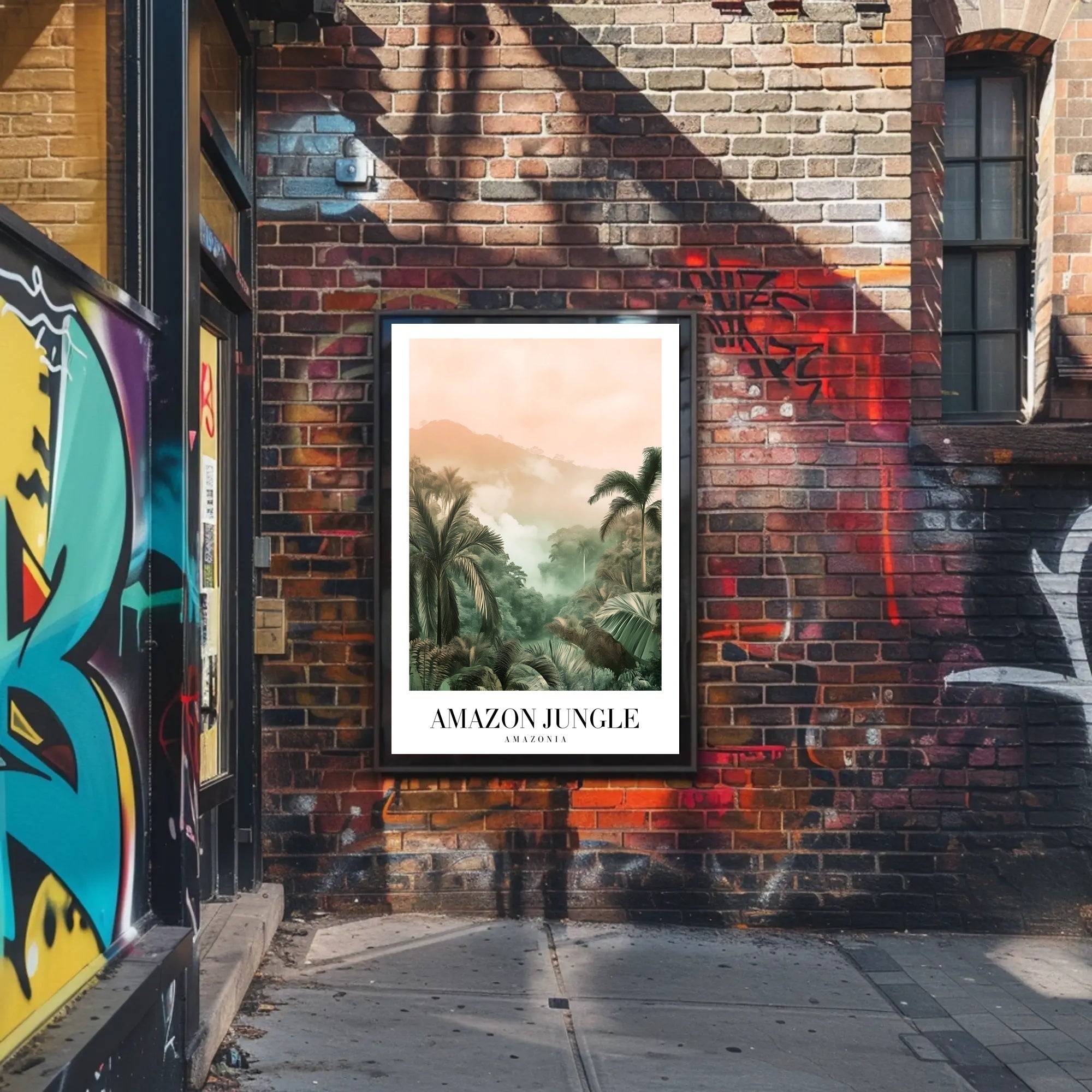 Amazon Jungle Lush Greenery National Park Poster PosterGoat