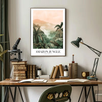 Amazon Jungle Lush Greenery National Park Poster PosterGoat