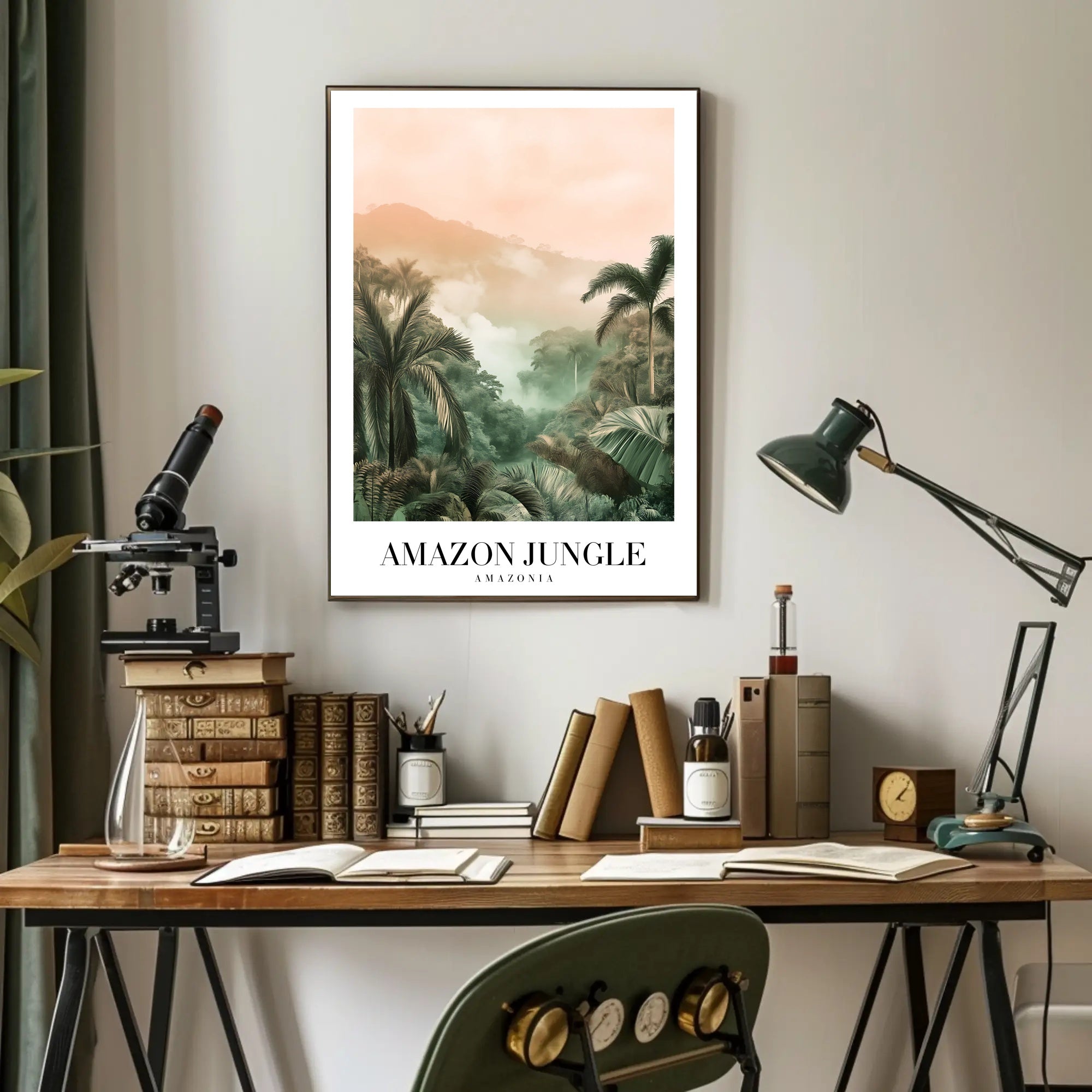 Amazon Jungle Lush Greenery National Park Poster PosterGoat