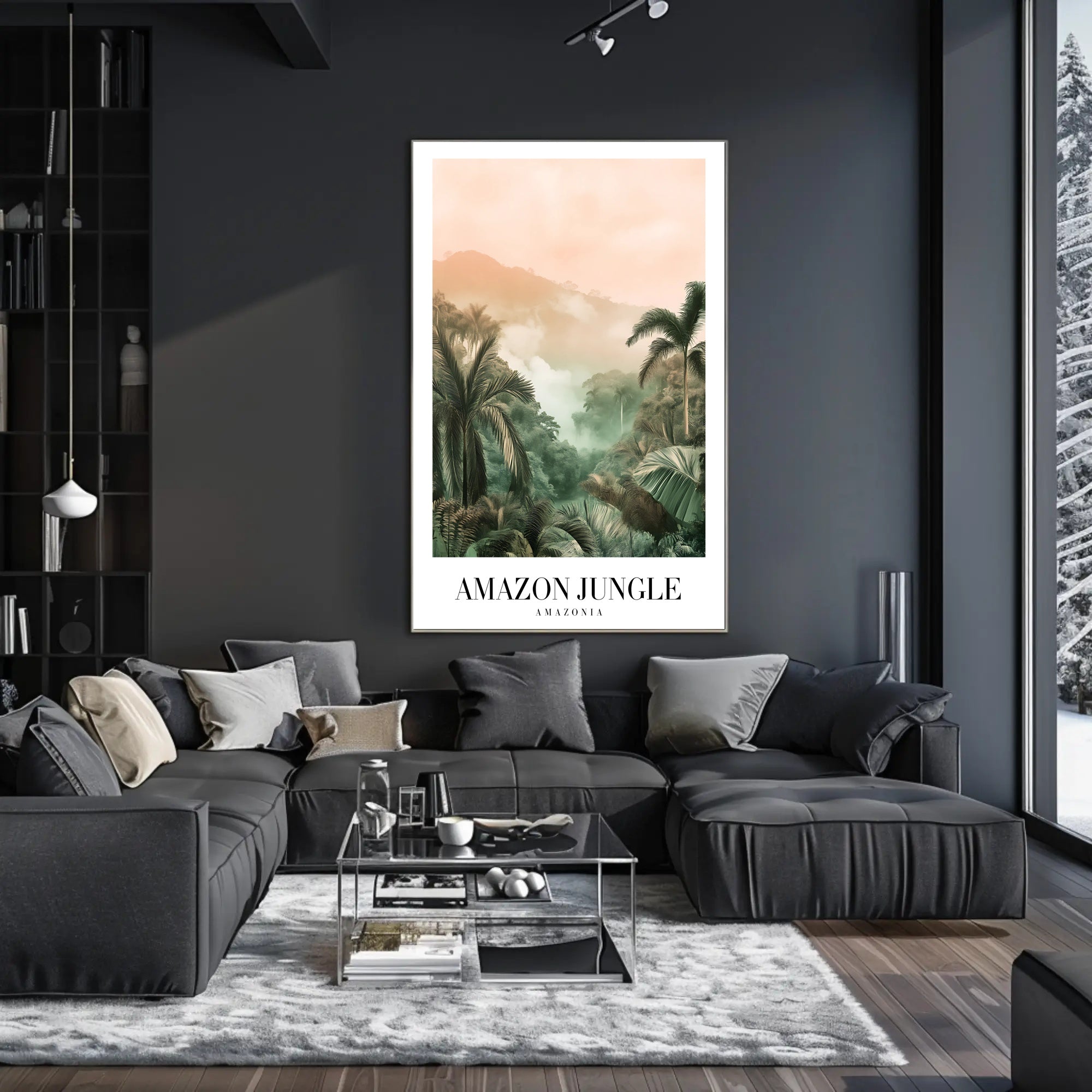 Amazon Jungle Lush Greenery National Park Poster PosterGoat
