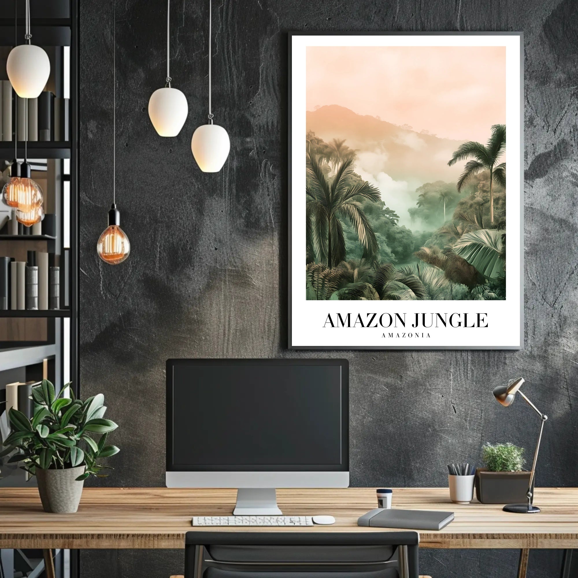 Amazon Jungle Lush Greenery National Park Poster PosterGoat