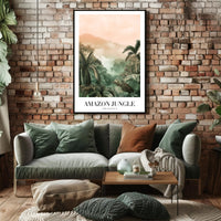 Amazon Jungle Lush Greenery National Park Poster PosterGoat