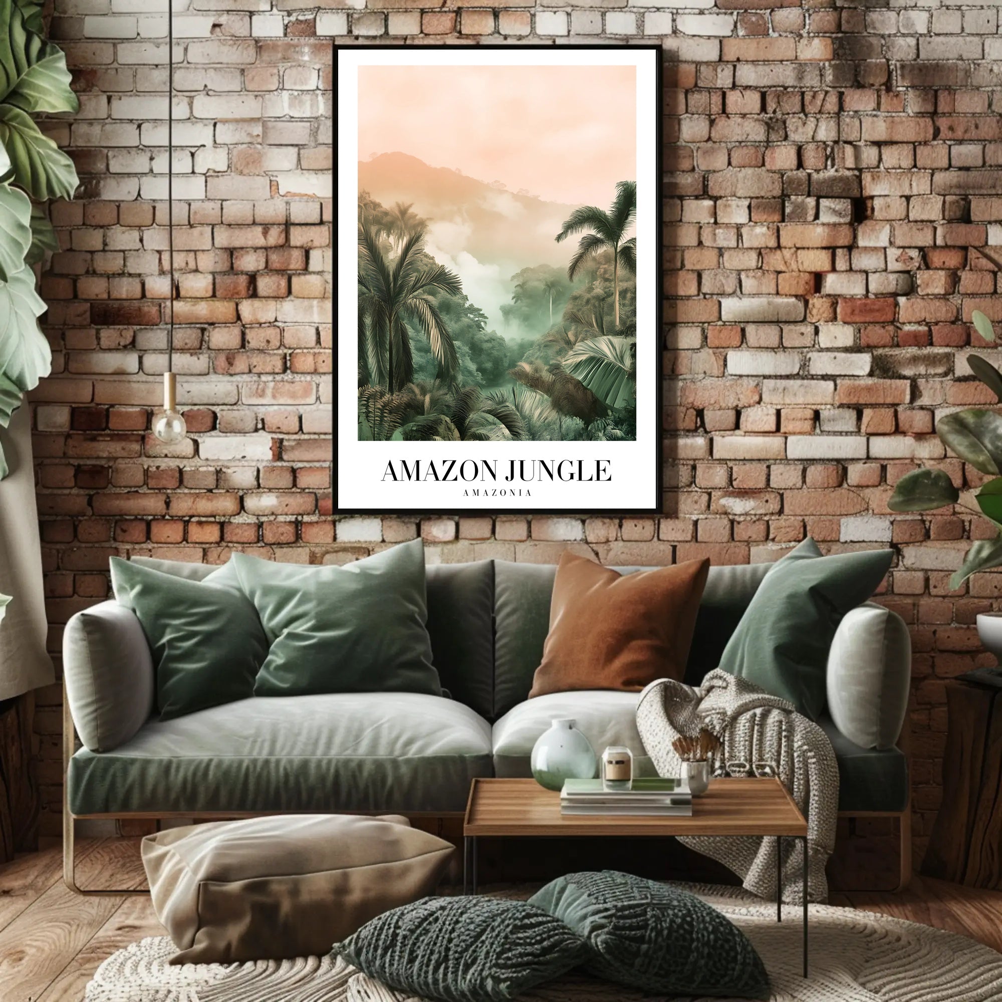 Amazon Jungle Lush Greenery National Park Poster PosterGoat