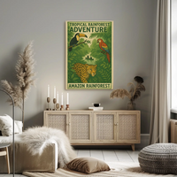 Amazon Rainforest Adventure Travel Poster PosterGoat