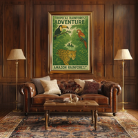 Amazon Rainforest Adventure Travel Poster PosterGoat