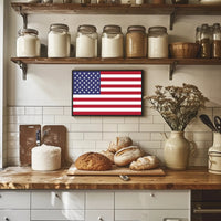 American Flag Poster Celebrating U.S. Heritage and Freedom Country Flag Poster PosterGoat