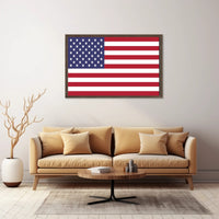 American Flag Poster Celebrating U.S. Heritage and Freedom Country Flag Poster PosterGoat