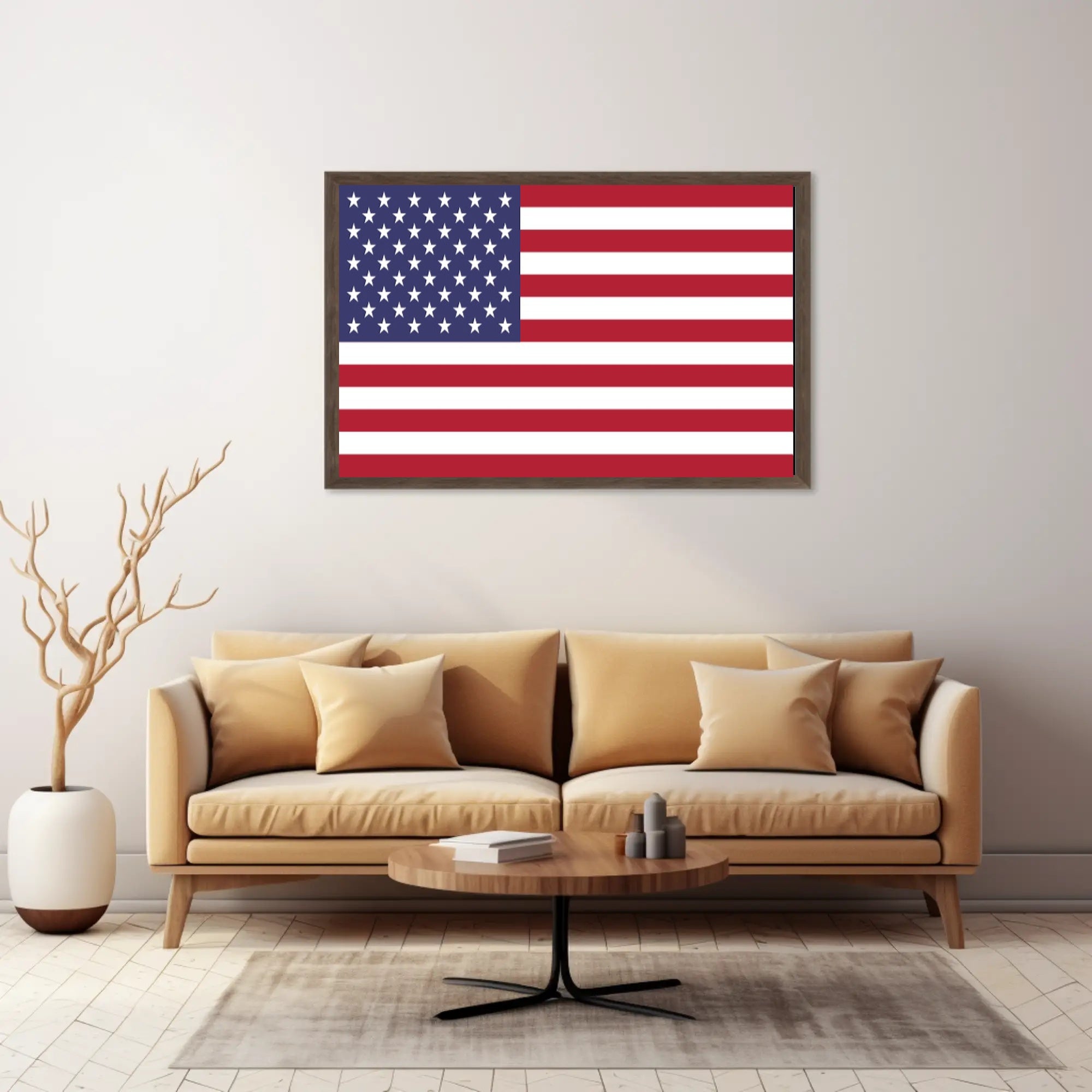 American Flag Poster Celebrating U.S. Heritage and Freedom Country Flag Poster PosterGoat