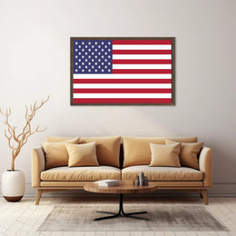 American Flag Poster Celebrating U.S. Heritage and Freedom Country Flag Poster PosterGoat