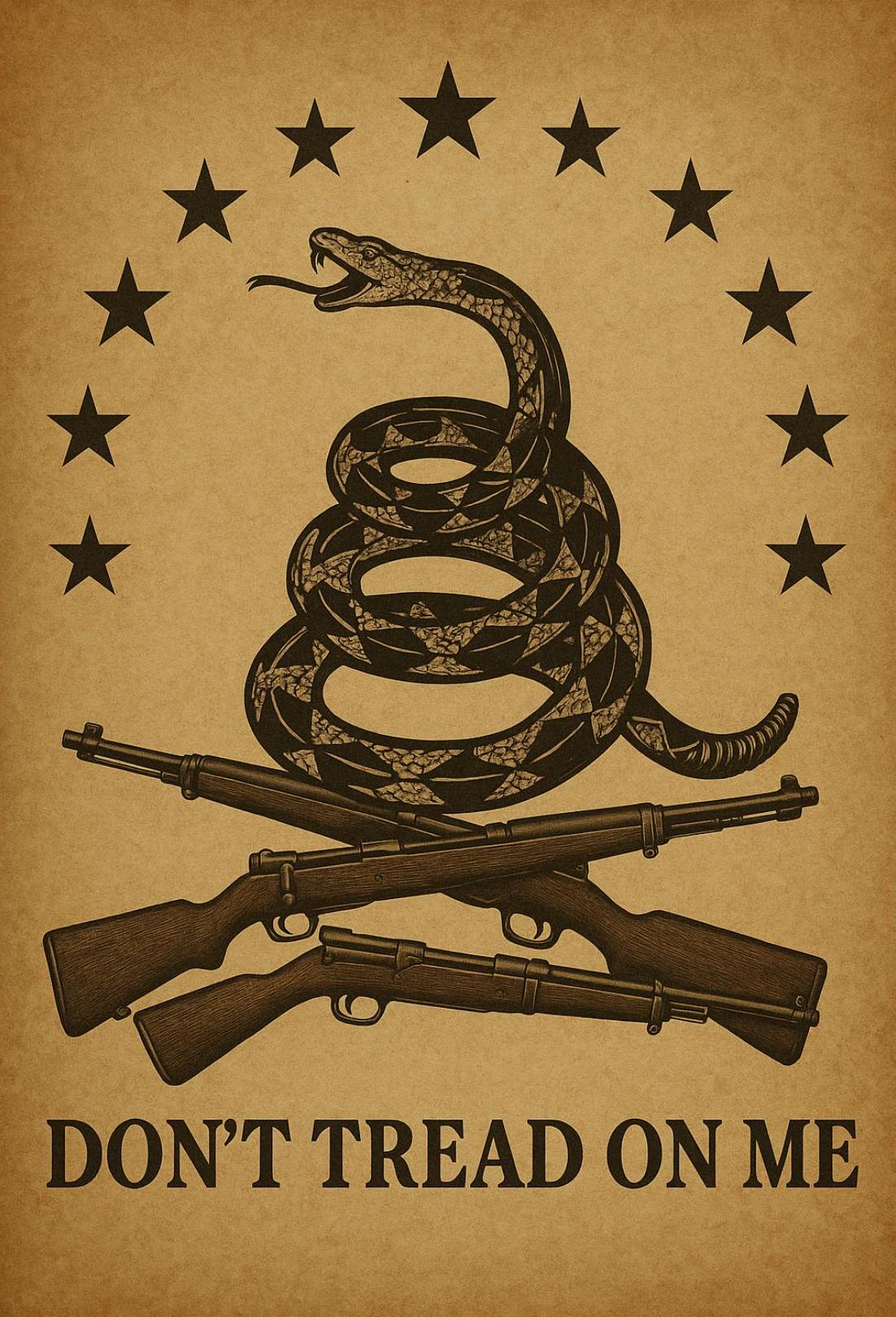 American Independence Vintage Theme Political or Propaganda Poster PosterGoat