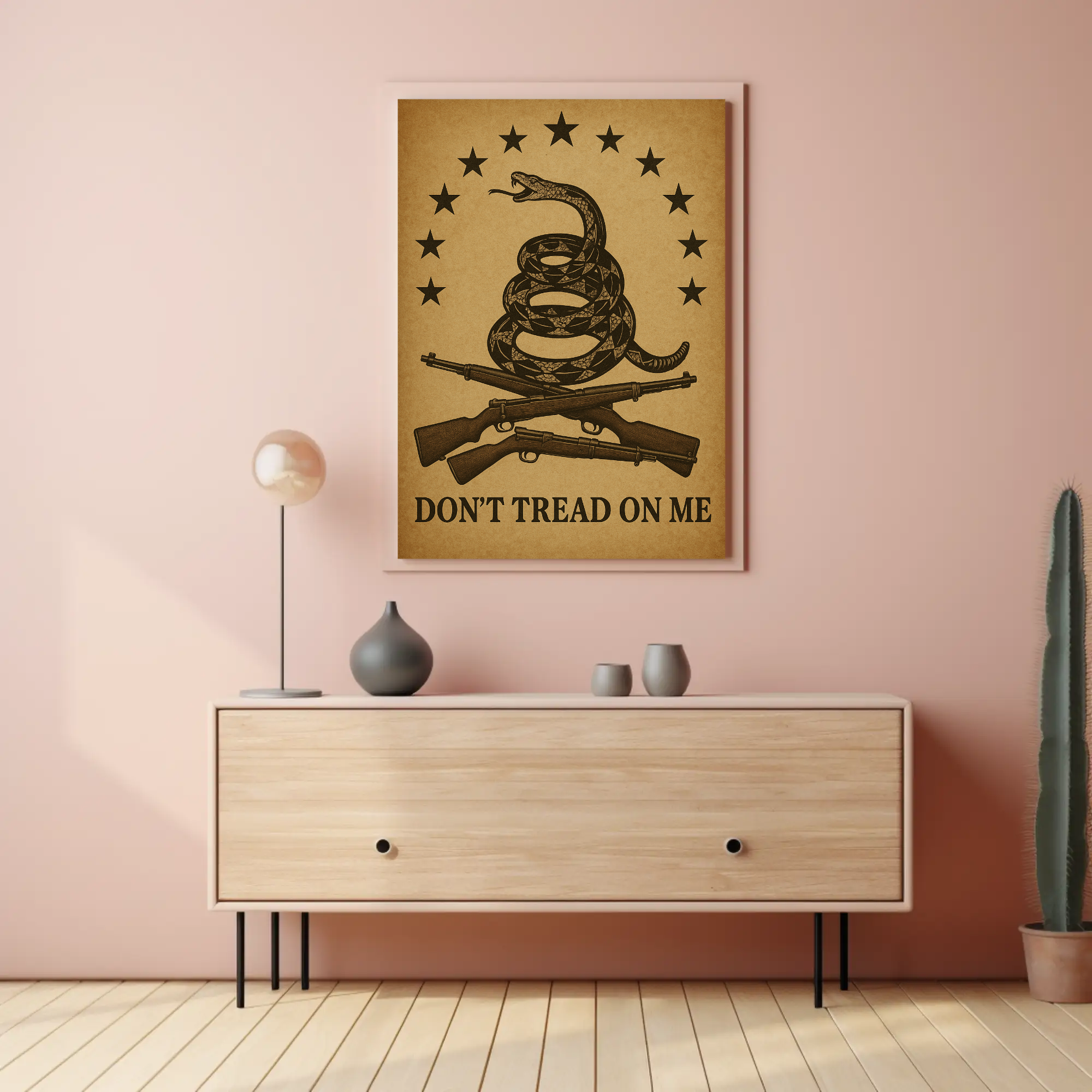 American Independence Vintage Theme Political or Propaganda Poster PosterGoat