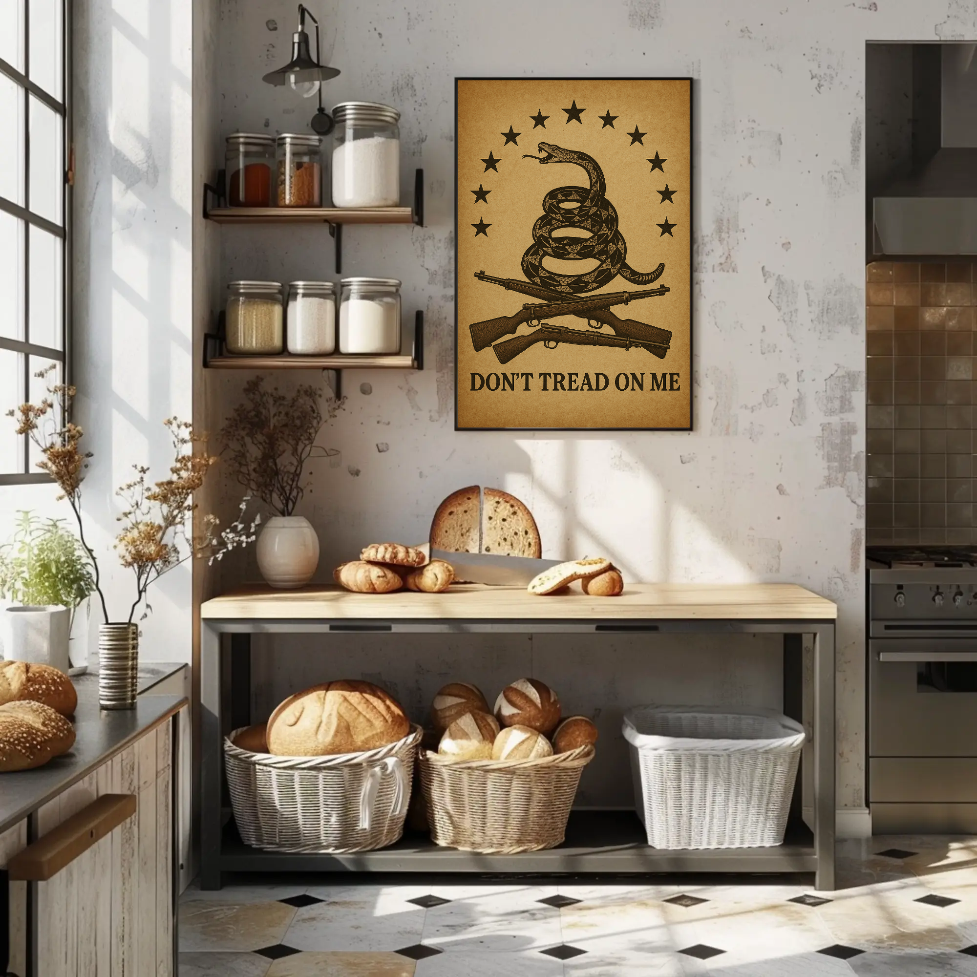 American Independence Vintage Theme Political or Propaganda Poster PosterGoat