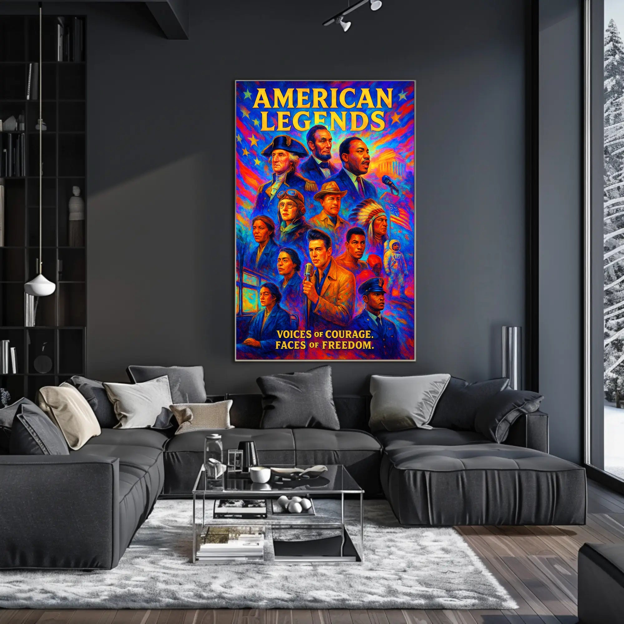 American Legends Poster PosterGoat