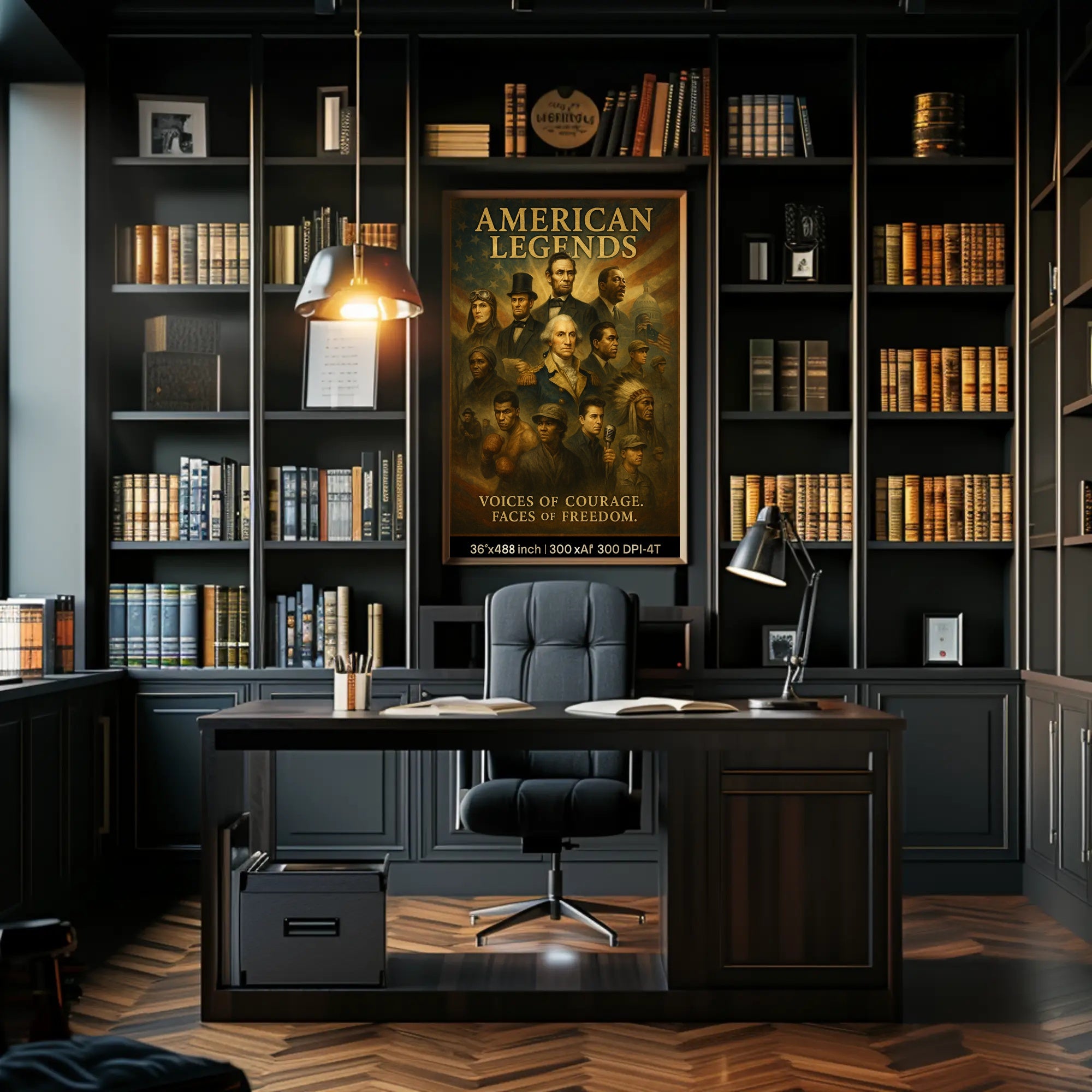American Legends Poster PosterGoat