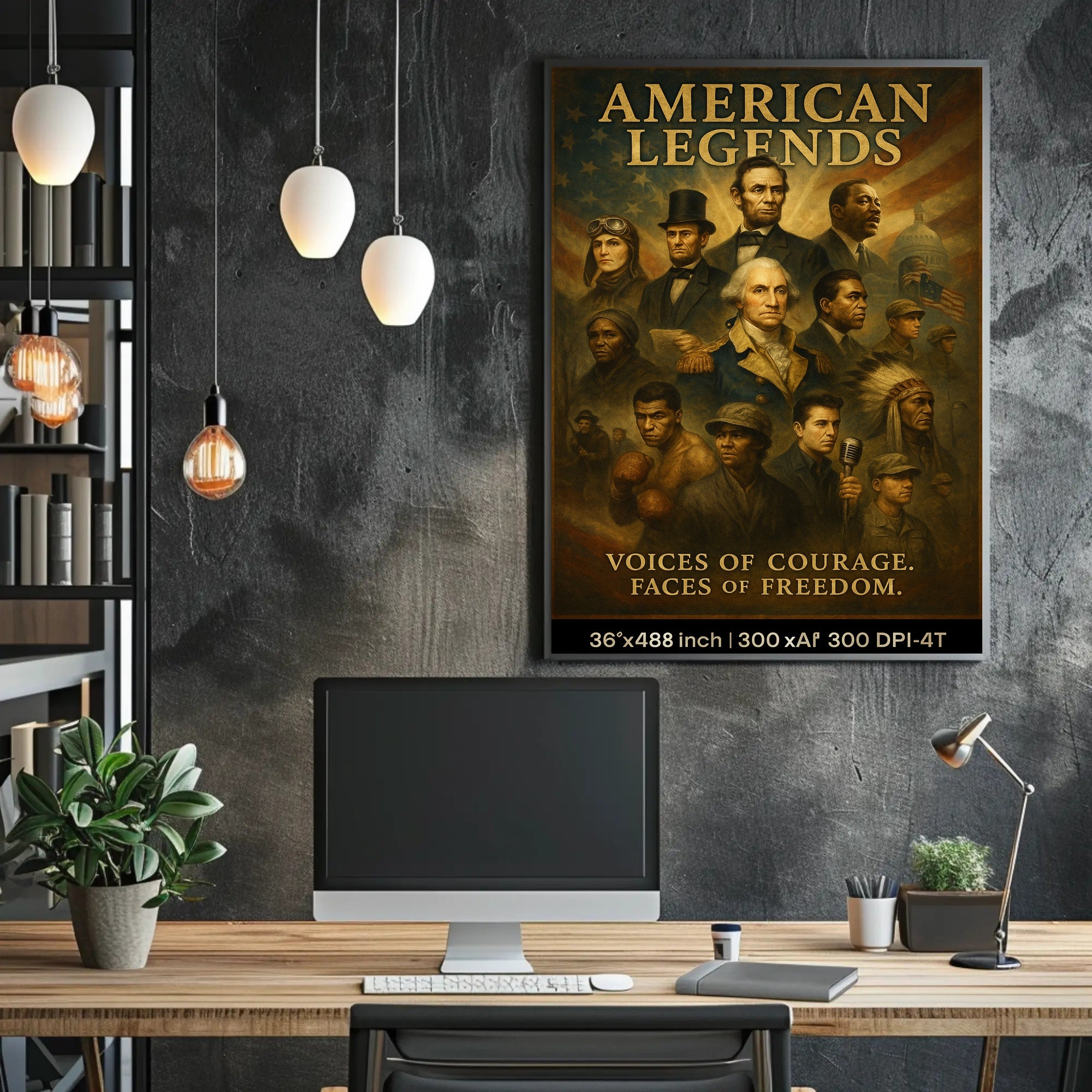 American Legends Poster PosterGoat