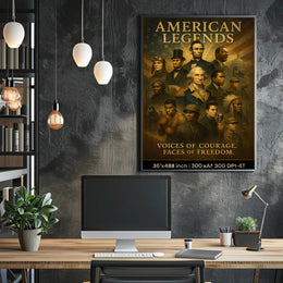 American Legends Poster PosterGoat