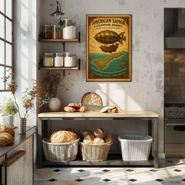 American Samoa A Steampunk Journey Poster PosterGoat