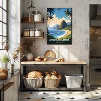 American Samoa Scenic Travel Paradise National Park Poster PosterGoat