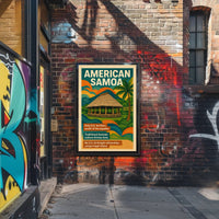 American Samoa Unique U.S. Territory Poster PosterGoat