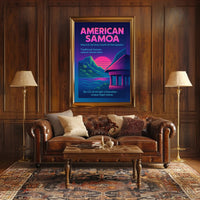 American Samoa Unique U.S. Territory Poster PosterGoat