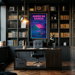 American Samoa Unique U.S. Territory Poster PosterGoat