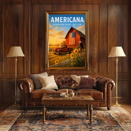 Americana Heartland Poster PosterGoat