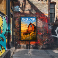 Americana Heartland Poster PosterGoat