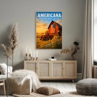 Americana Heartland Poster PosterGoat
