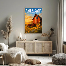 Americana Heartland Poster PosterGoat