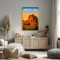 Americana Heartland Pride Poster PosterGoat