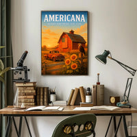 Americana Heartland Pride Poster PosterGoat