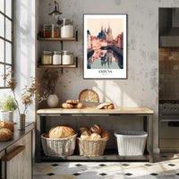 Amiens Cathedral Scenic European Poster PosterGoat