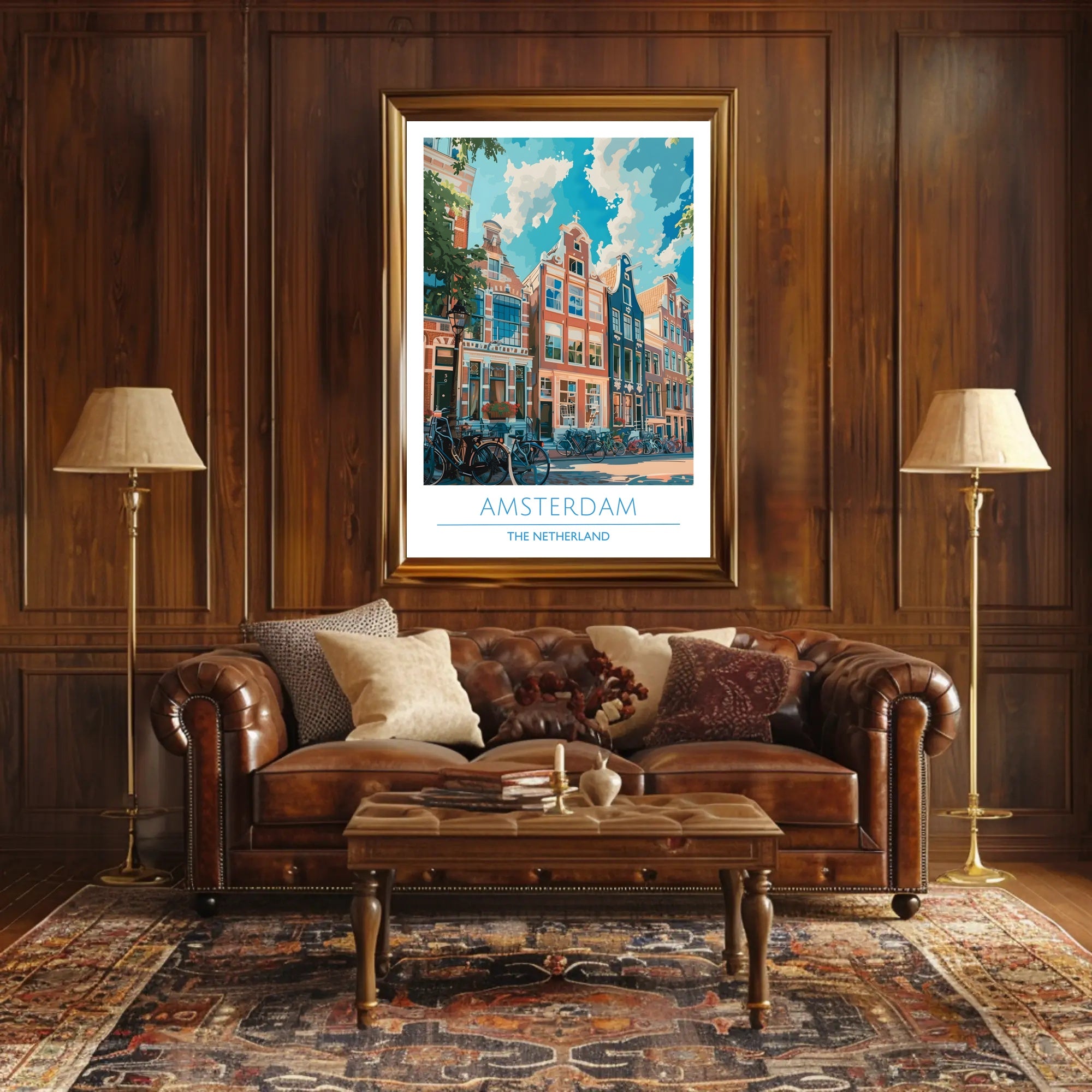 Amsterdam Charm Poster PosterGoat
