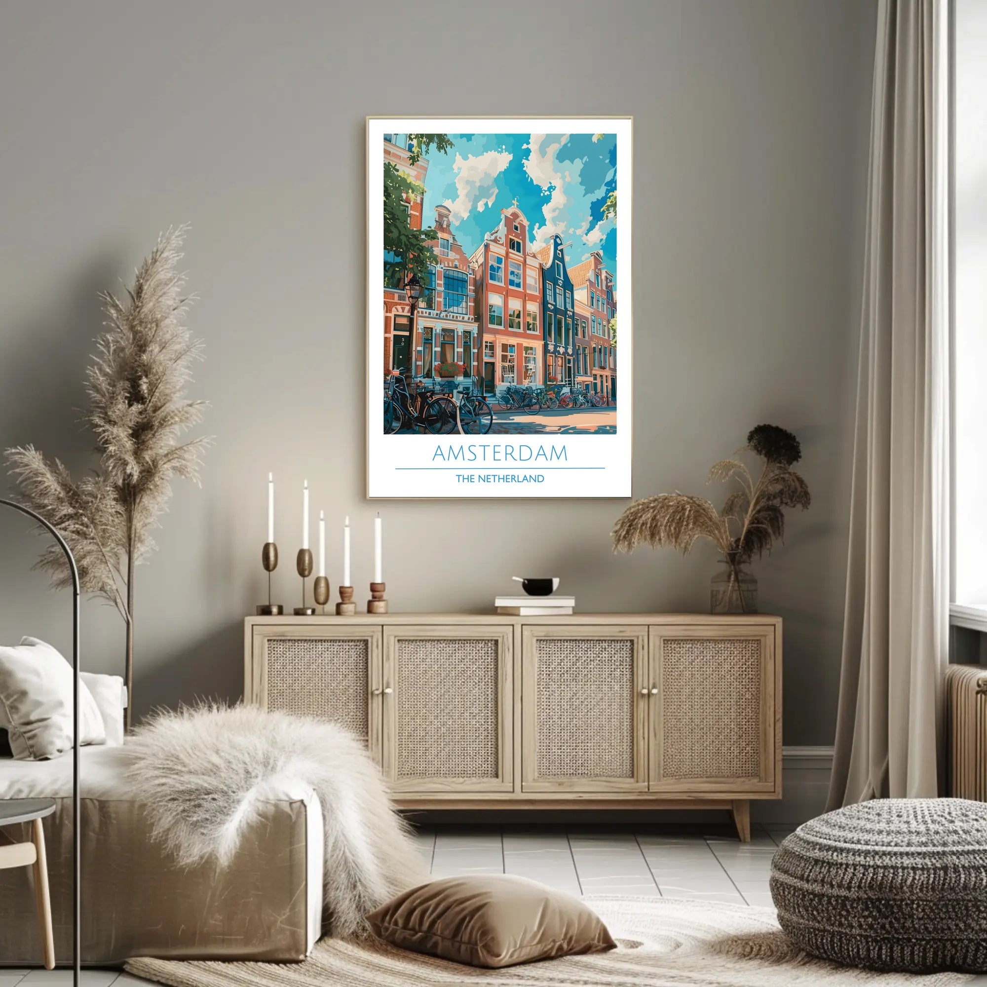 Amsterdam Charm Poster PosterGoat