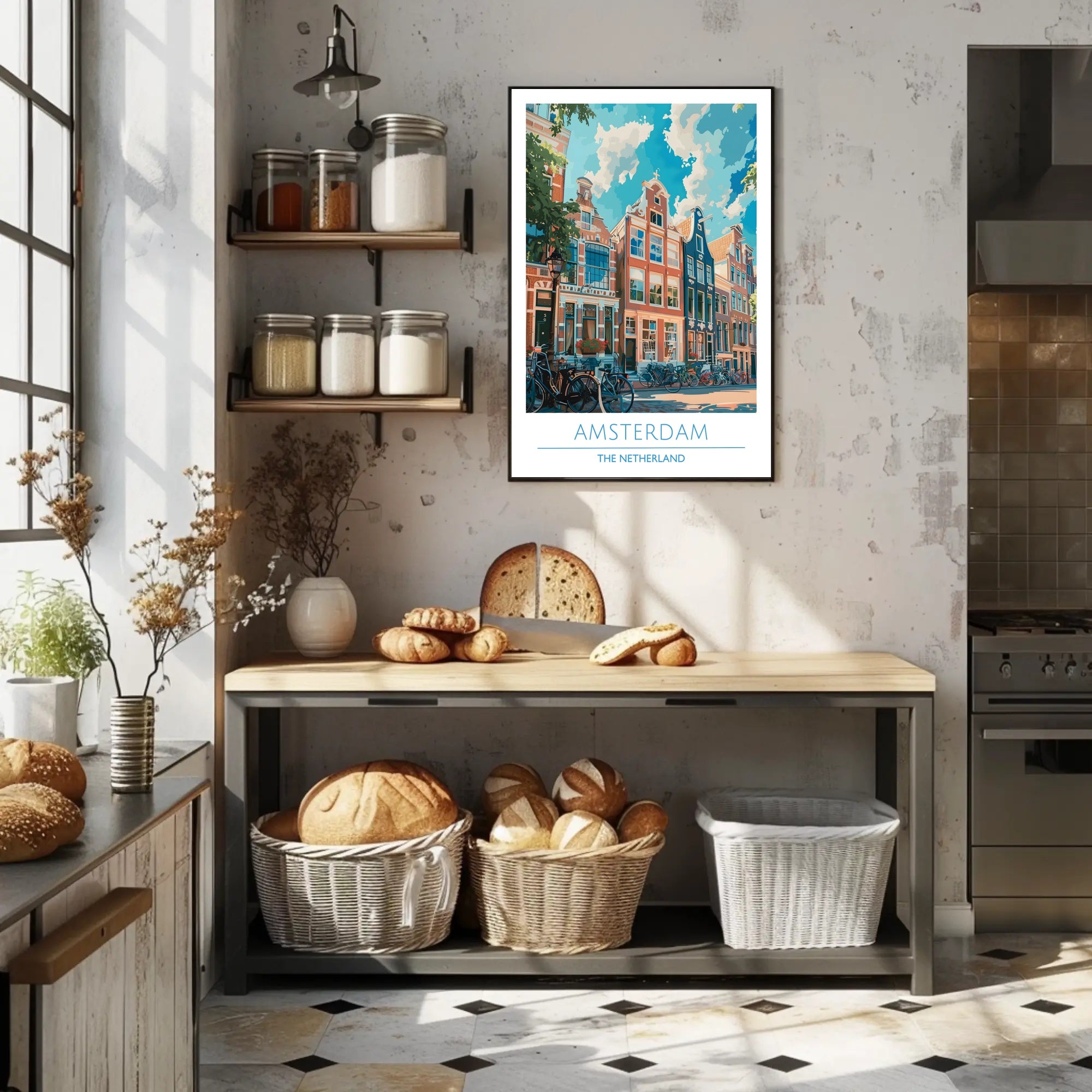 Amsterdam Charm Poster PosterGoat