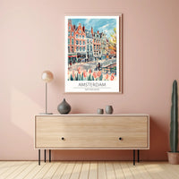 Amsterdam Cityscape Poster PosterGoat