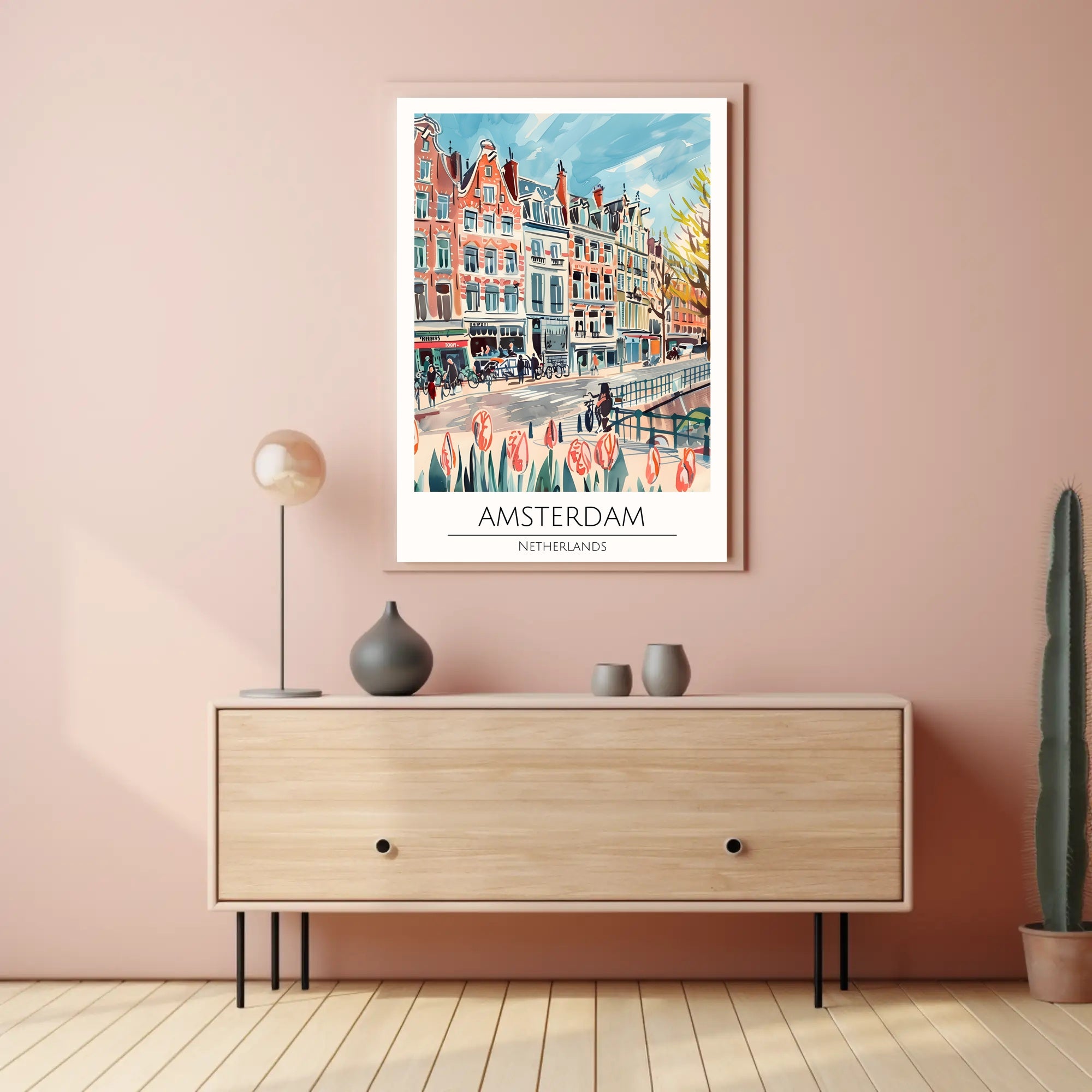 Amsterdam Cityscape Poster PosterGoat