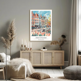 Amsterdam Cityscape Poster PosterGoat