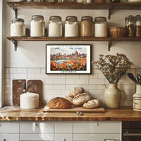 Amsterdam Flower Market Vibrance Urban or Cityscape Poster PosterGoat