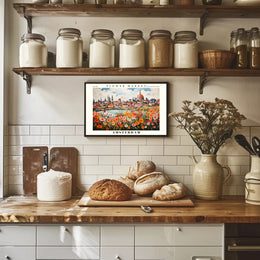 Amsterdam Flower Market Vibrance Urban or Cityscape Poster PosterGoat