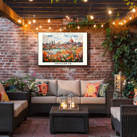 Amsterdam Flower Market Vibrance Urban or Cityscape Poster PosterGoat