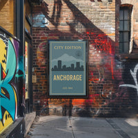 Anchorage City Edition Poster PosterGoat