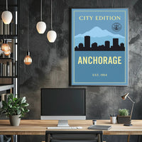 Anchorage City Edition Poster PosterGoat