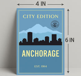 Anchorage City Edition Poster PosterGoat