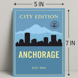 Anchorage City Edition Poster PosterGoat