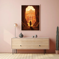 Ancient City Adventure Awaits Fantasy or Mythology Poster PosterGoat